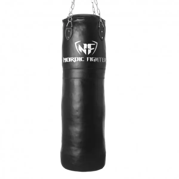 Nordic Fighter Boxing Bag Sandsäck Äkta Läder 145cm 60kg